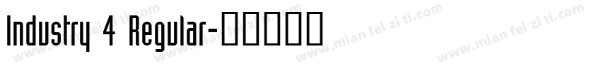 Industry 4 Regular字体转换